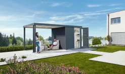 biohort Gartenhäuser & Gerätehäuser > Gerätehaus Neo 2B, ca. B236/H222/T236 cm