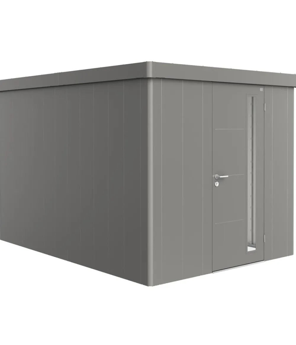 biohort Gerätehaus Neo 4B, ca. B236/H222/T348 cm Quarzgrau