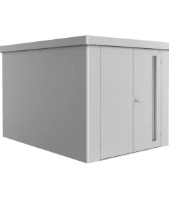 biohort Gartenhäuser & Gerätehäuser - Gerätehaus Neo 4B, ca. B236/H222/T348 cm Silber