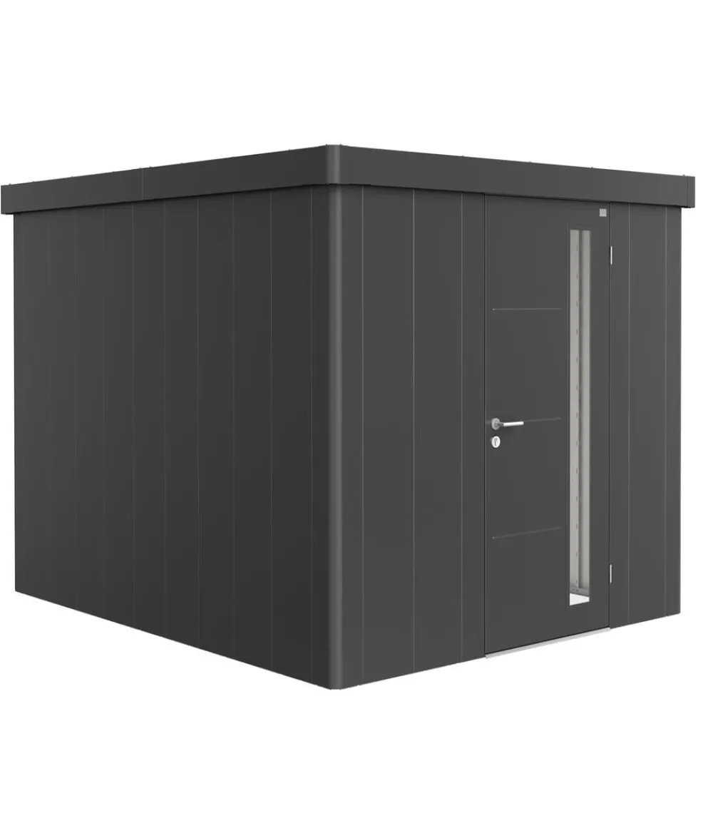 biohort Gerätehaus Neo 3B, ca. B236/H222/T292 cm Dunkelgrau Sale