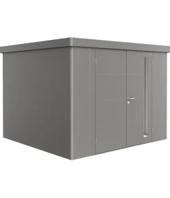 biohort Gartenhäuser & Gerätehäuser - Gerätehaus Neo 1C, ca. B292/H222/T180 cm Silber