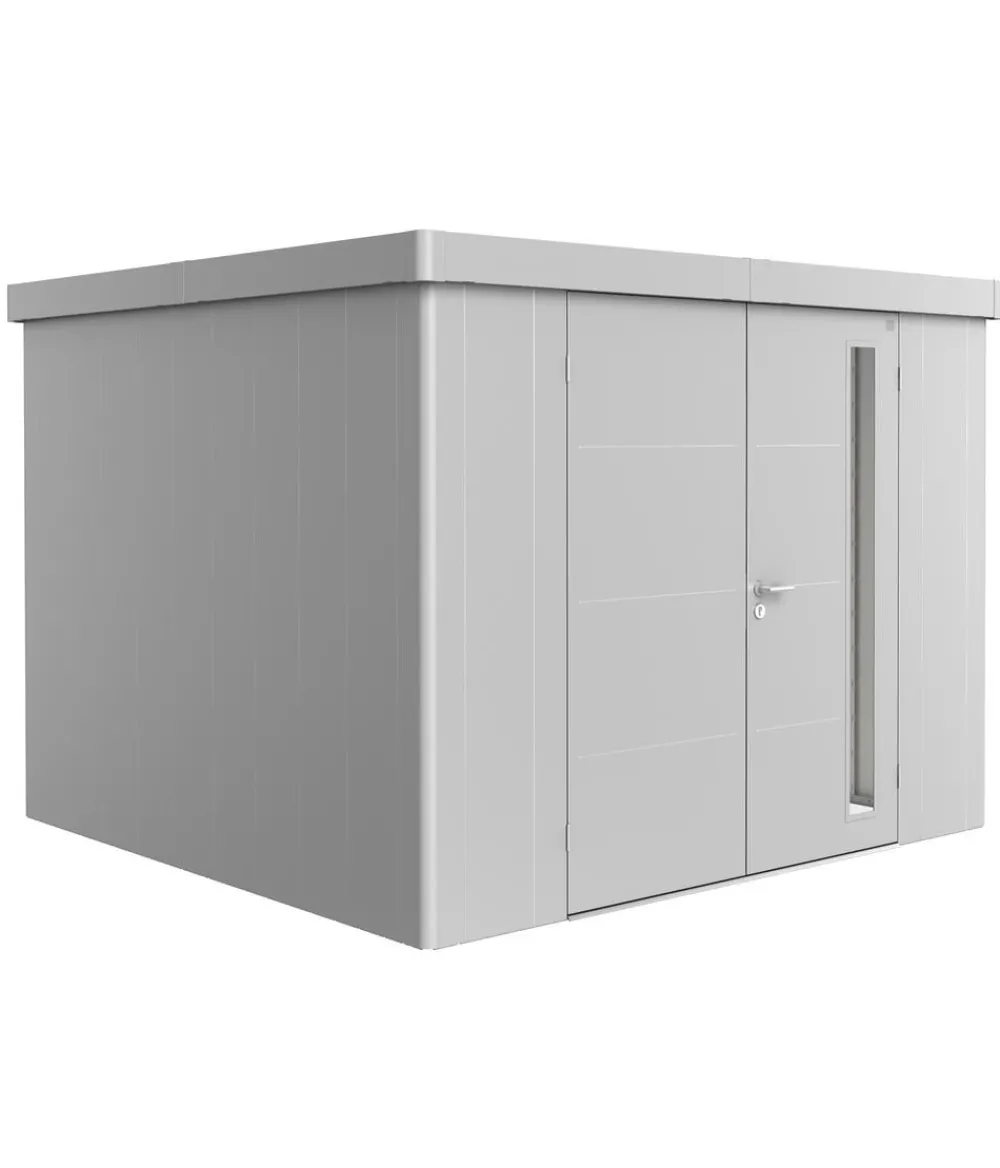biohort Gerätehaus Neo 3C, ca. B292/H222/T292 cm Silber Clearance