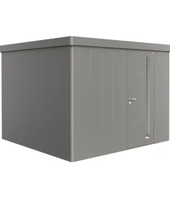biohort Gartenhäuser & Gerätehäuser - Gerätehaus Neo 3C, ca. B292/H222/T292 cm Quarzgrau