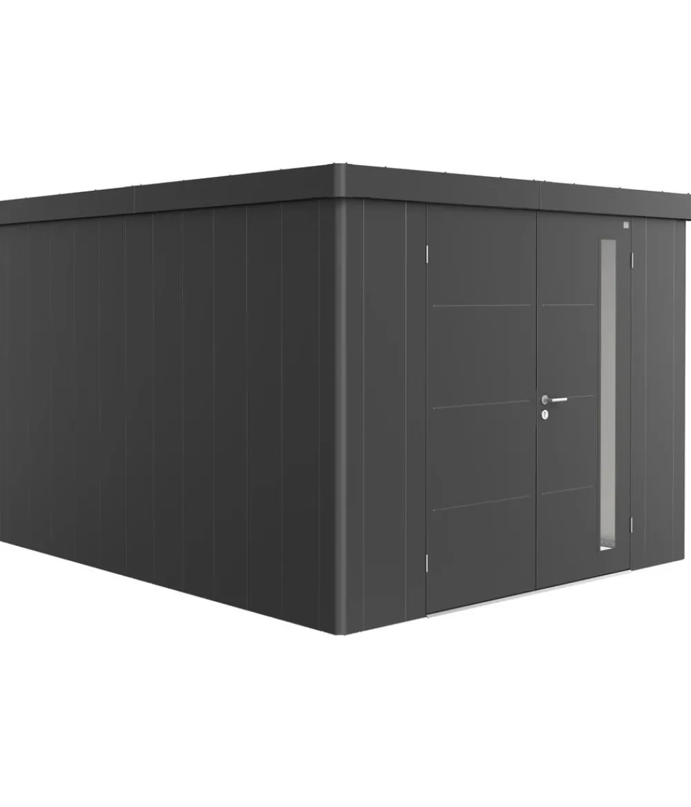 biohort Gartenhäuser & Gerätehäuser - Gerätehaus Neo 4C, ca. B292/H222/T348 cm Dunkelgrau