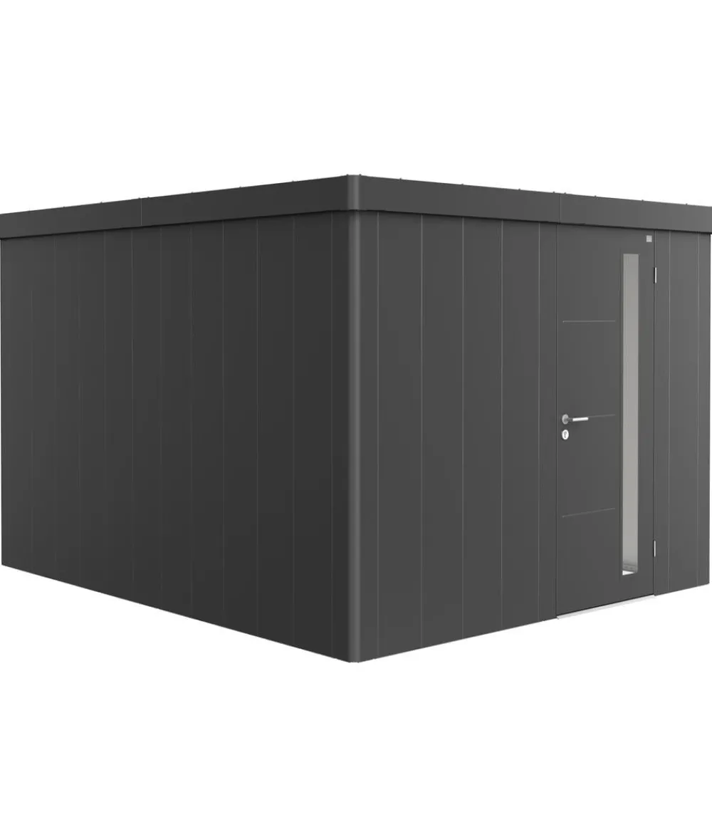 biohort Gartenhäuser & Gerätehäuser - Gerätehaus Neo 4C, ca. B292/H222/T348 cm Dunkelgrau