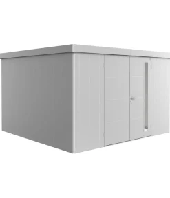 biohort Gerätehaus Neo 4D, ca. B348/H222/T348 cm Silber Clearance