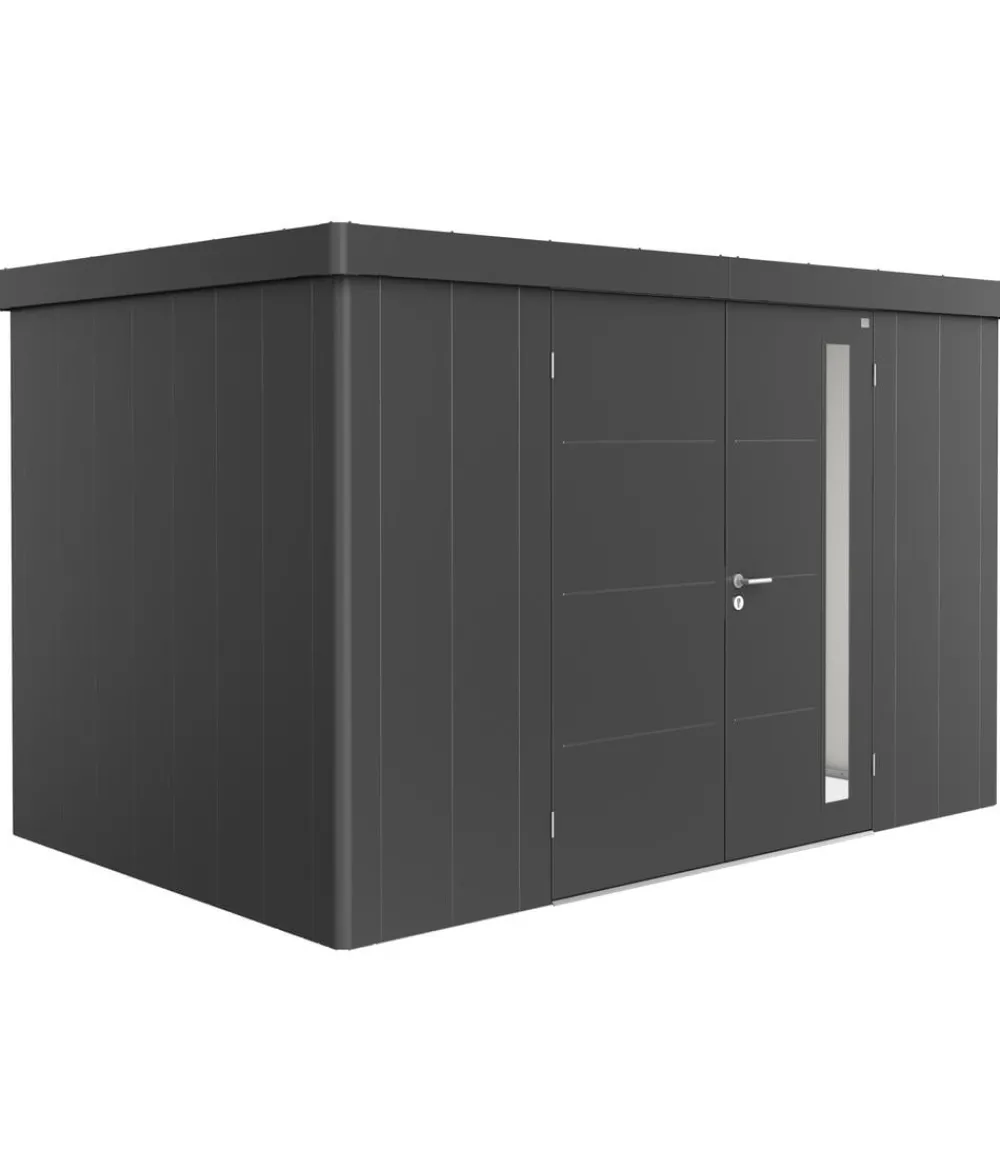 biohort Gerätehaus Neo 2D, ca. B348/H222/T236 cm Dunkelgrau