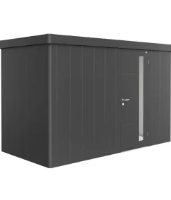 biohort Gerätehaus Neo 1D, ca. B348/H222/T180 cm Dunkelgrau Discount