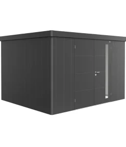biohort Gartenhäuser & Gerätehäuser - Gerätehaus Neo 3D, ca. B348/H222/T292 cm Dunkelgrau