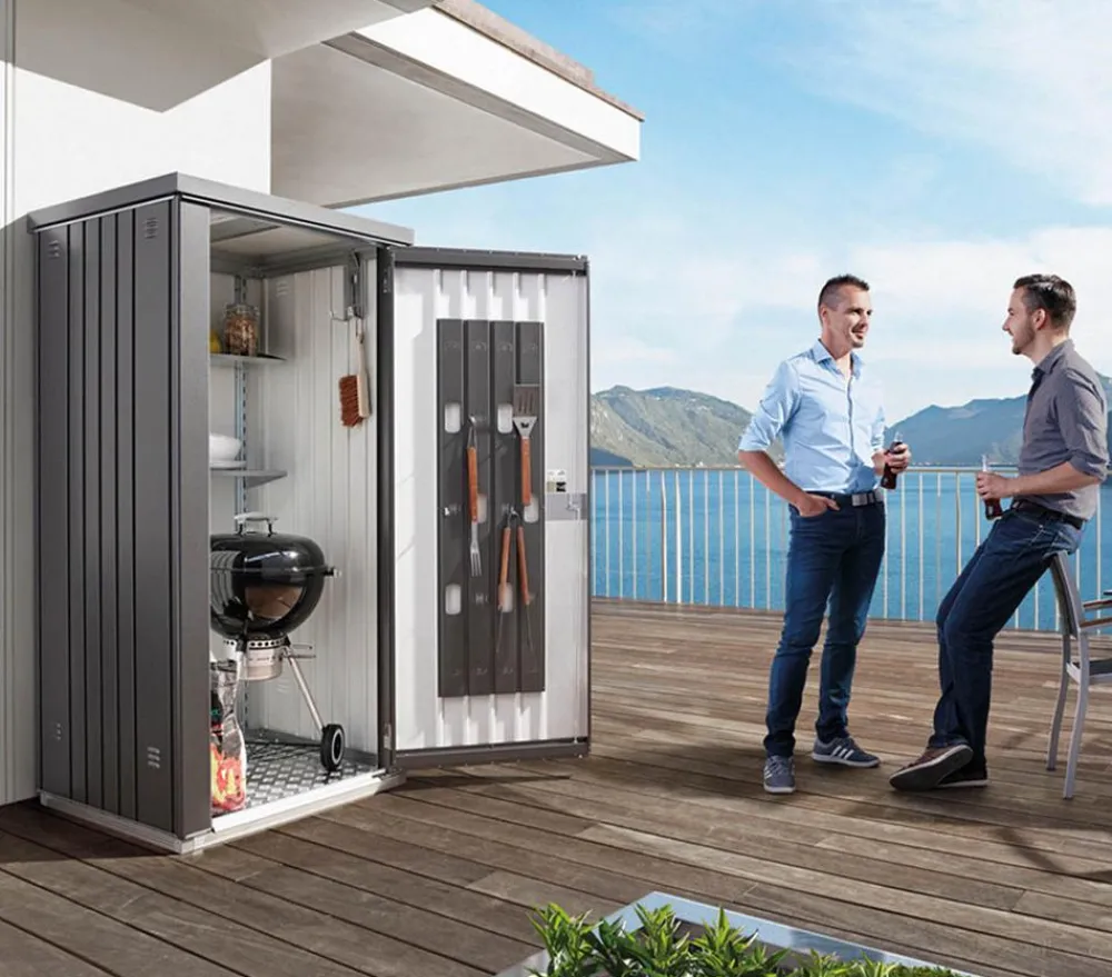 biohort Gartenschränke & Minigaragen > Geräteschrank 90, ca. B93/H182,5/T83 cm