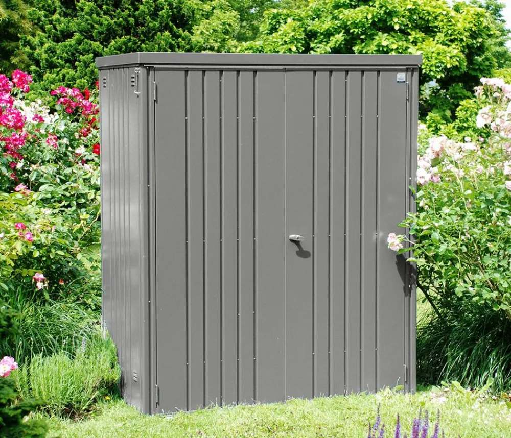 biohort Geräteschrank 150, ca. B155/H182,5/T83 cm Quarzgrau New