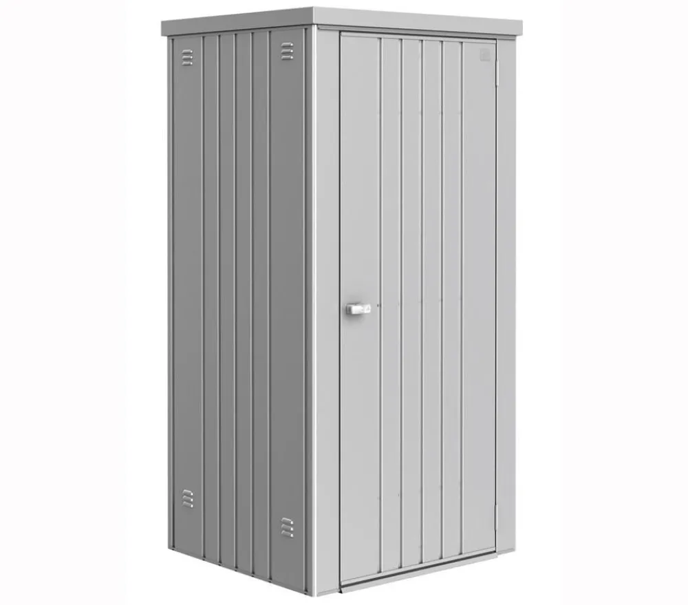 biohort Gartenschränke & Minigaragen - Geräteschrank 90, ca. B93/H182,5/T83 cm Silber