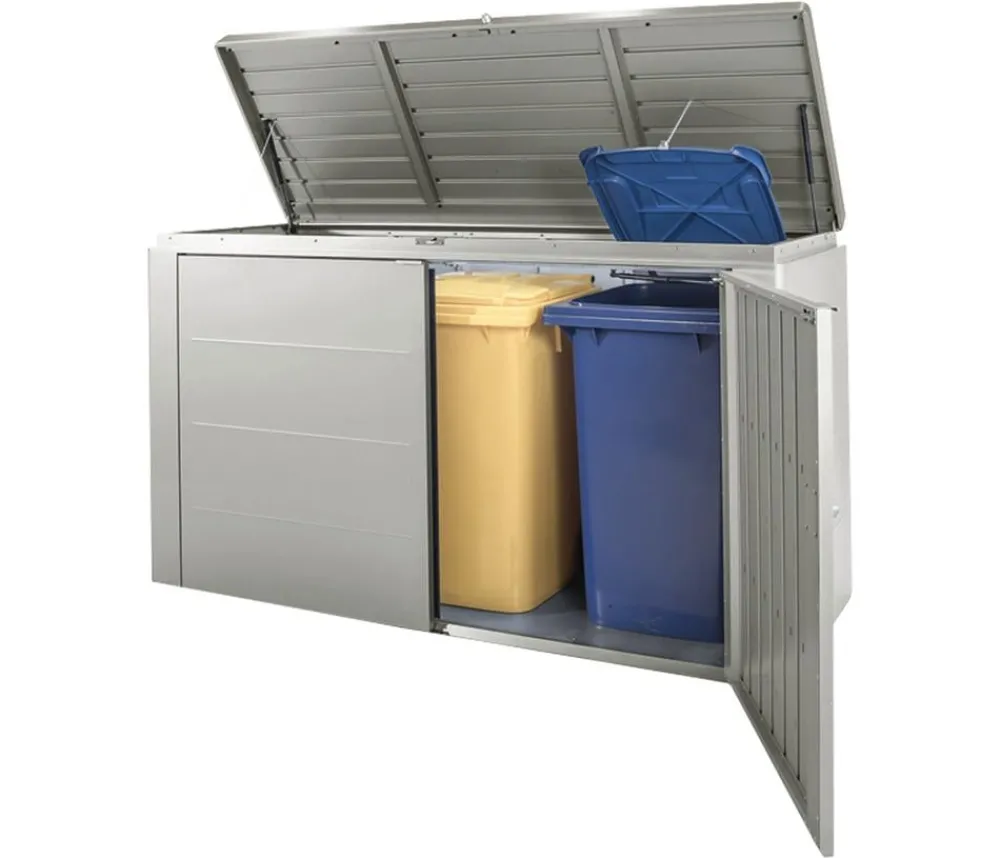 biohort Gartenschränke & Minigaragen - HighBoard 200, ca. B200/H127/T84 cm Quarzgrau