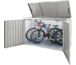 biohort Gartenschränke & Minigaragen - HighBoard 200, ca. B200/H127/T84 cm Quarzgrau