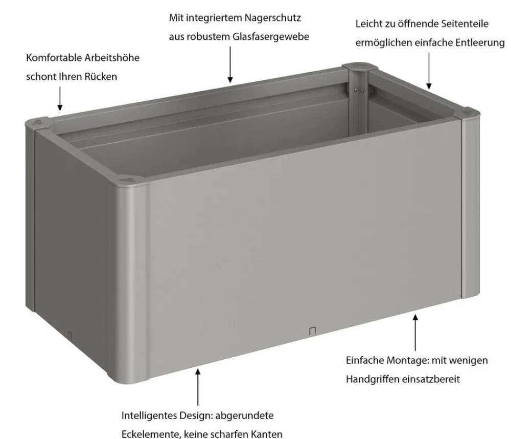 biohort Hochbeete & Frühbeete > Hochbeet Belvedere 100