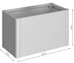 biohort Hochbeet Belvedere 100 Silber Discount