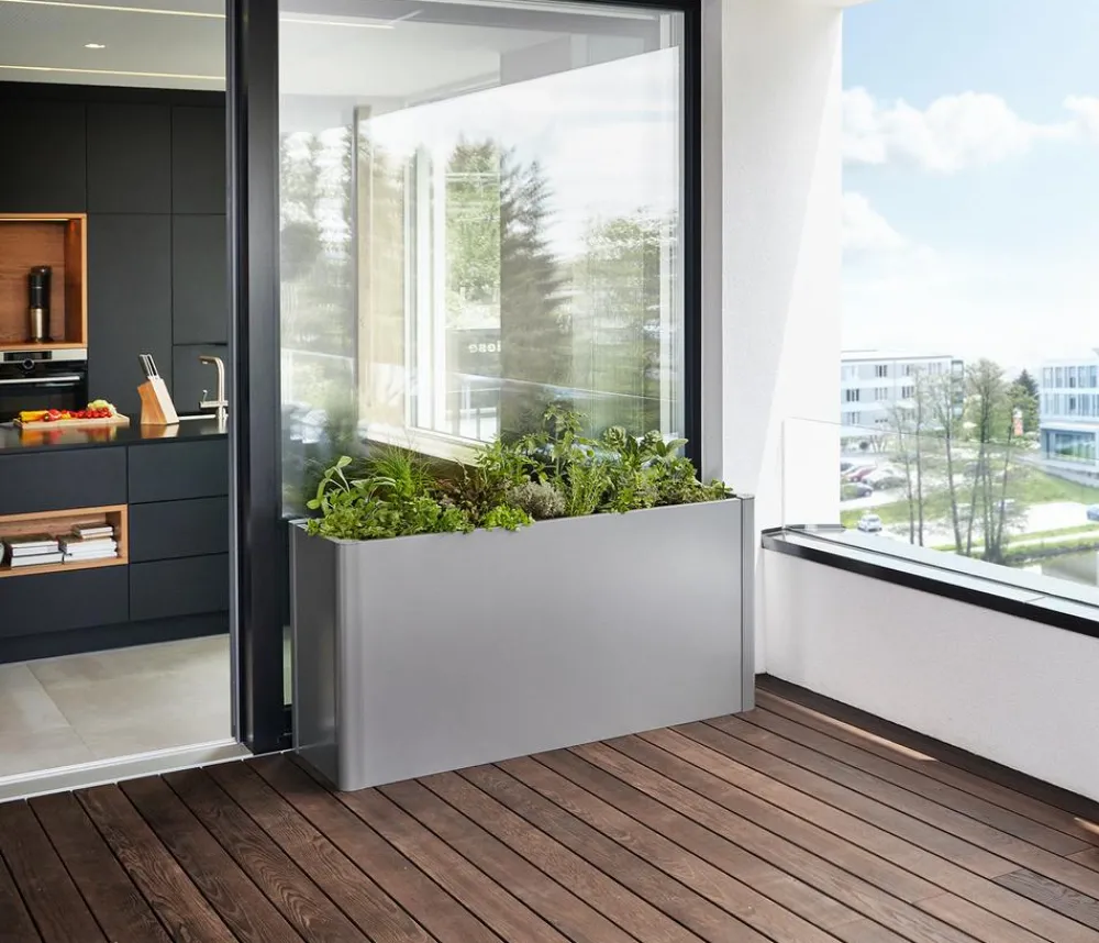 biohort Hochbeete & Frühbeete - Hochbeet Belvedere 150 Quarzgrau