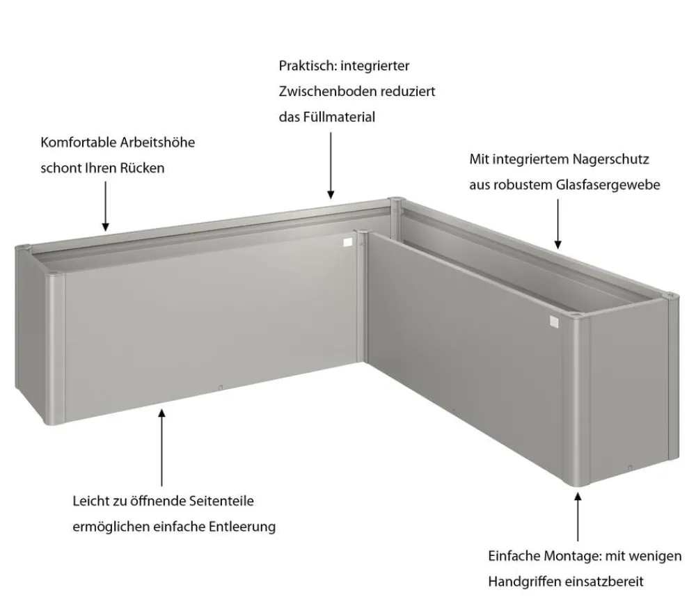 biohort Hochbeete & Frühbeete > Hochbeet Belvedere L200