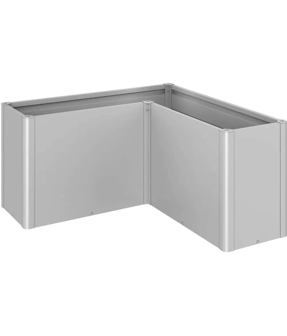 biohort Hochbeete & Frühbeete - Hochbeet Belvedere L150 Silber