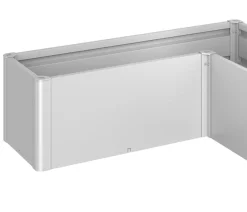 biohort Hochbeete & Frühbeete - Hochbeet Belvedere L150 Silber