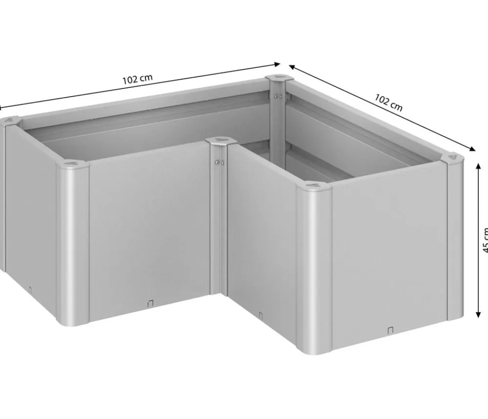 biohort Hochbeet Belvedere L100 Silber Sale