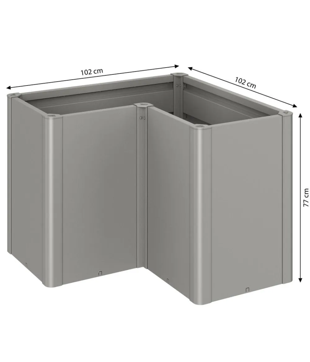 biohort Hochbeet Belvedere L100 Quarzgrau Discount