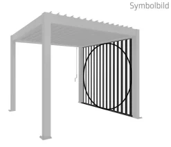 biohort Pergolen > Lamellenseitenwand für Pergolen 2 m, ca. B192,6/H235/T10,3 cm