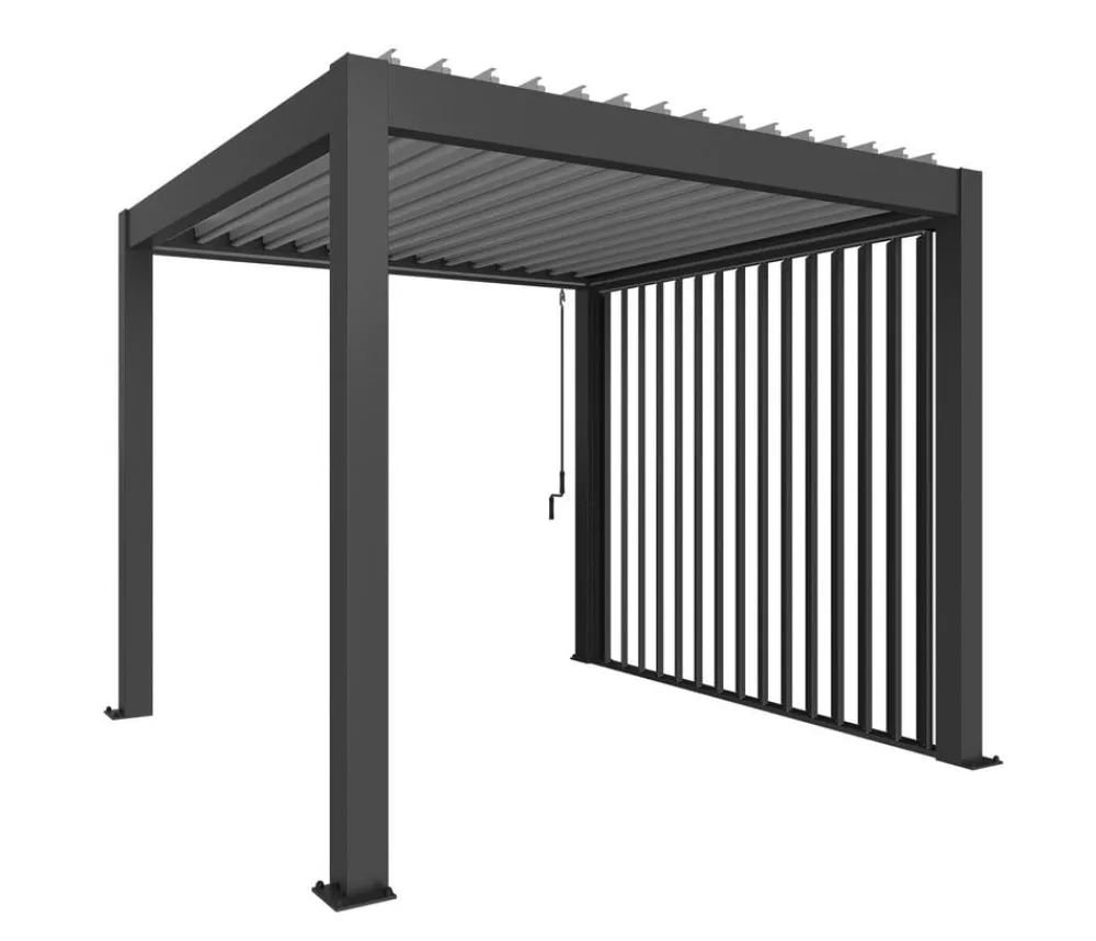 biohort Pergolen > Lamellenseitenwand Gr. 3 m, ca. B235/H10/T272 cm