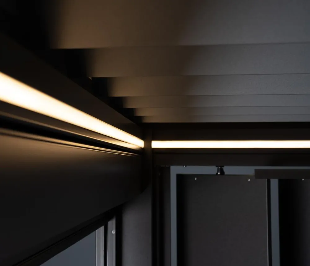 biohort Pergolen > LED-Beleuchtung für Pergolen 3,5 x 3,5 / 4 x 3,5 / 4,5 x 3