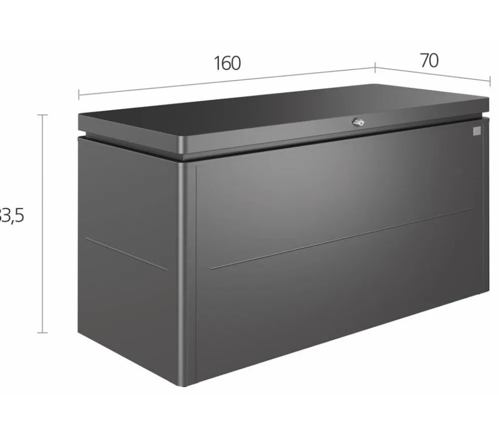 biohort LoungeBox® 160 Dunkelgrau Sale