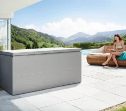 biohort Aufbewahrungsboxen - LoungeBox 200 Silber
