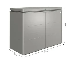 biohort Gartenschränke & Minigaragen > Metallgerätebox HighBoard 160