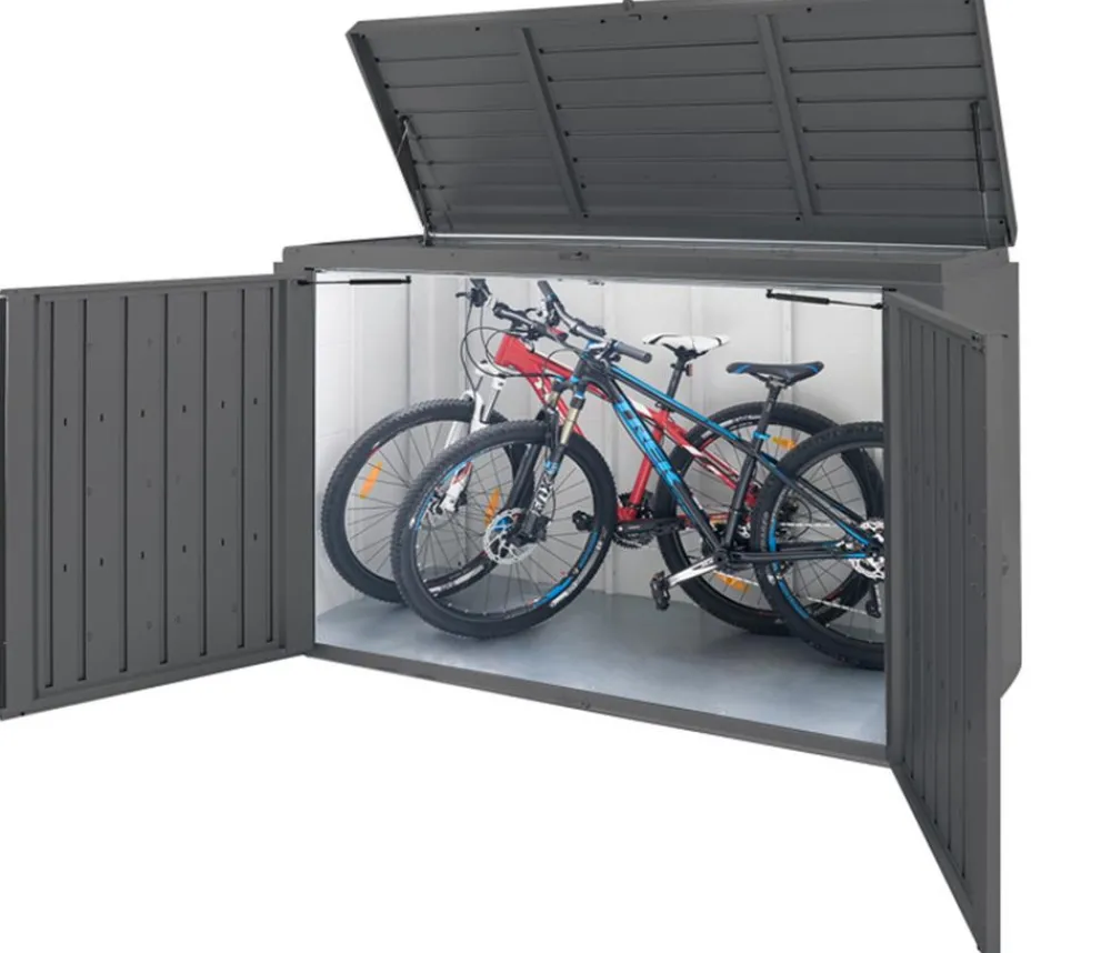 biohort Metallgerätebox HighBoard 160 Dunkelgrau Outlet