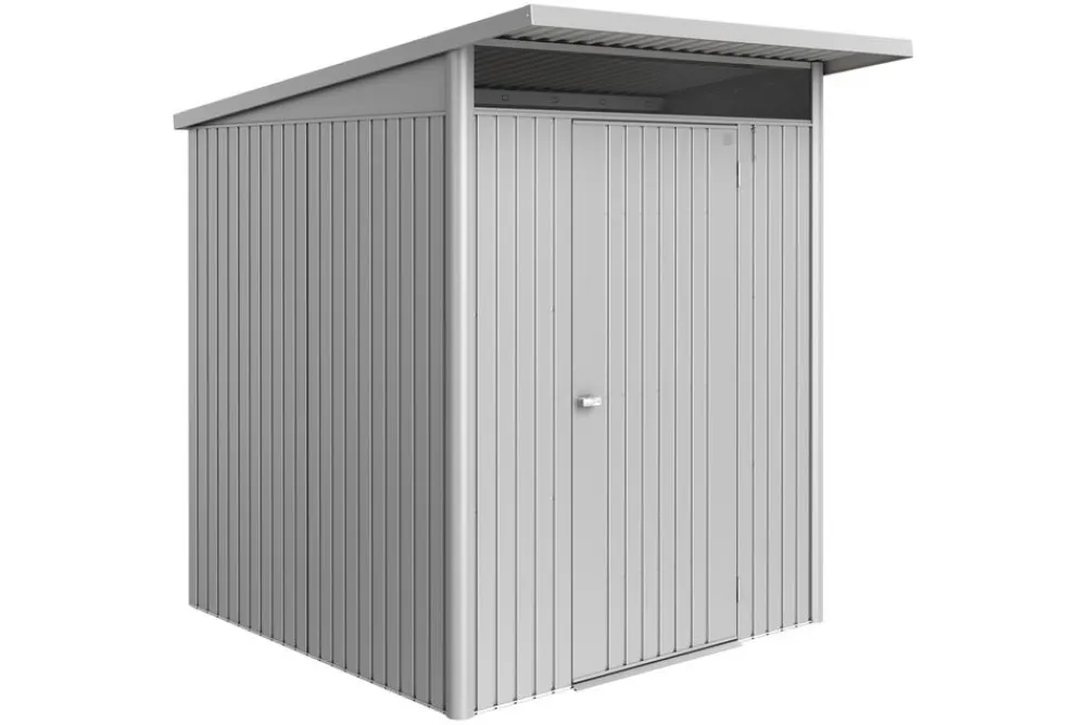 biohort Gartenhäuser & Gerätehäuser - Metallgerätehaus AvantGarde ECO A1, ca. B180/H218/T220 cm Silber