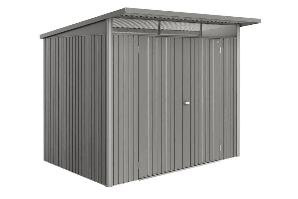 biohort Metallgerätehaus AvantGarde ECO A5, ca. B260/H218/T220 cm Quarzgrau Best