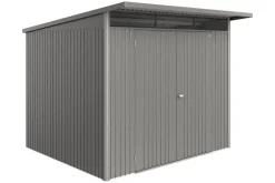 biohort Metallgerätehaus AvantGarde ECO A6, ca. B260/H218/T260 cm Quarzgrau