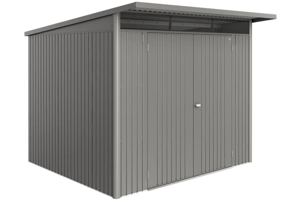 biohort Metallgerätehaus AvantGarde ECO A6, ca. B260/H218/T260 cm Quarzgrau