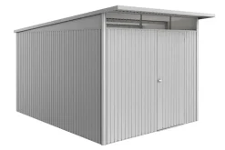 biohort Metallgerätehaus AvantGarde ECO A8, ca. B260/H222/T380 cm Silber Hot