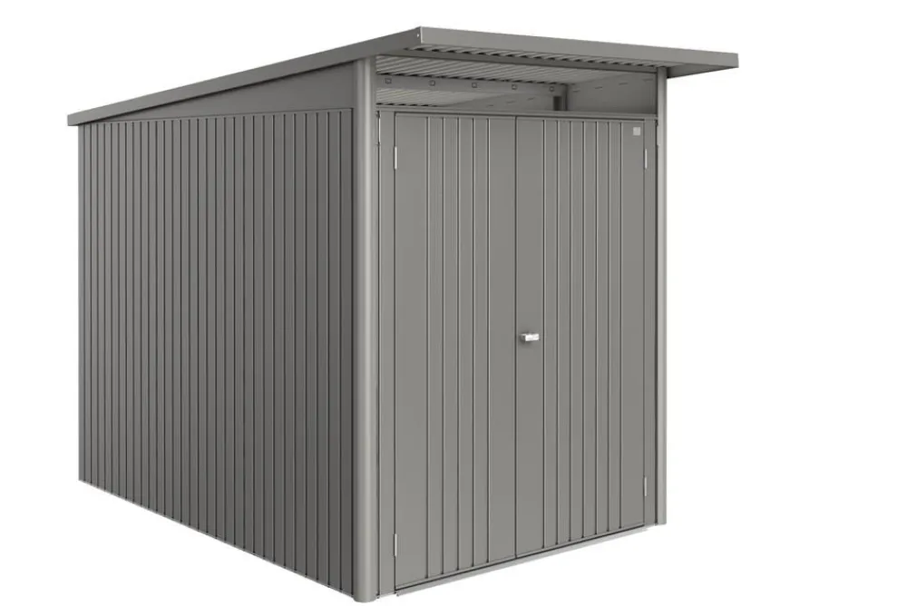 biohort Metallgerätehaus AvantGarde ECO A3, ca. B180/H217/T300 cm Quarzgrau Outlet