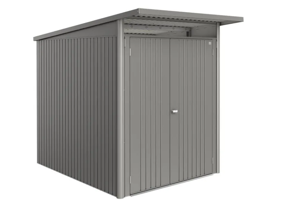 biohort Metallgerätehaus AvantGarde ECO A2, ca. B180/H218/T260 cm Quarzgrau Outlet