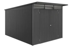 biohort Gartenhäuser & Gerätehäuser - Metallgerätehaus AvantGarde ECO A8, ca. B260/H222/T380 cm Dunkelgrau