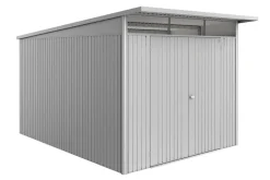 biohort Gartenhäuser & Gerätehäuser - Metallgerätehaus AvantGarde ECO A8, ca. B260/H222/T380 cm Silber