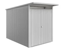 biohort Gartenhäuser & Gerätehäuser - Metallgerätehaus AvantGarde ECO A3, ca. B180/H217/T300 cm Silber
