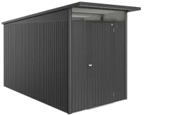 biohort Gartenhäuser & Gerätehäuser - Metallgerätehaus AvantGarde ECO A4, ca. B180/H222/T380 cm Dunkelgrau