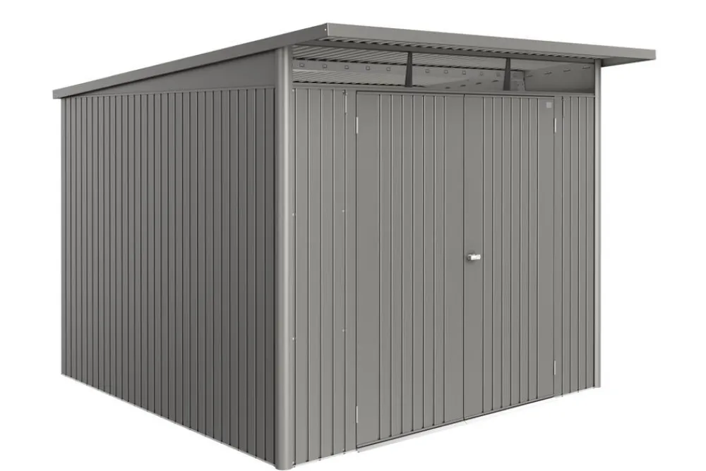 biohort Metallgerätehaus AvantGarde ECO A7, ca. B260/H217/T300 cm Quarzgrau Best