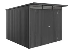 biohort Gartenhäuser & Gerätehäuser - Metallgerätehaus AvantGarde ECO A7, ca. B260/H217/T300 cm Dunkelgrau