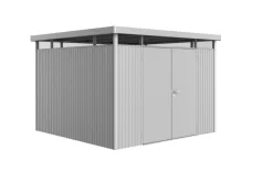 biohort Metallgerätehaus HighLine H6, ca. B314,3/H221/T314,3 cm Silber Best