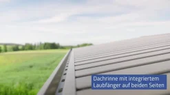 biohort Metallgerätehaus Panorama® P2, ca. B273/H227/T198 cm Silber Clearance