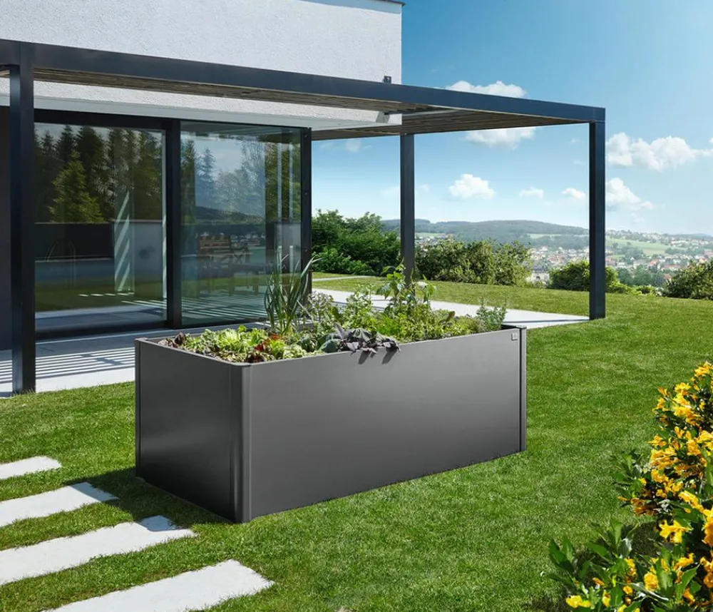 biohort Hochbeete & Frühbeete > Metall-HochBeet 2x1, ca. B201,6/H77/T103,1 cm