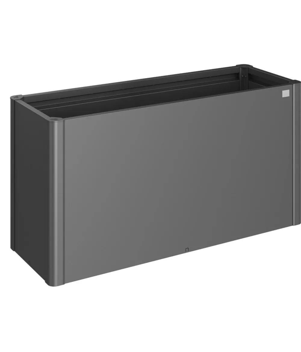biohort Metall HochBeet 1,5x0,5, ca. B152/H77/T53 cm Dunkelgrau Outlet